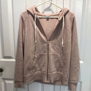 Blush Pink zip up jacket